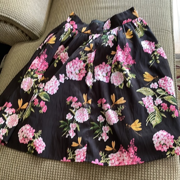 eShakti floral printed skirt (sz 8) - Picture 2 of 11